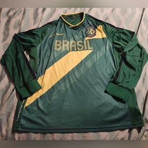 POLO SPORT Men's XL Green Brasil BRAZIL Crest Performance JERSEY‎ Ralph Lauren